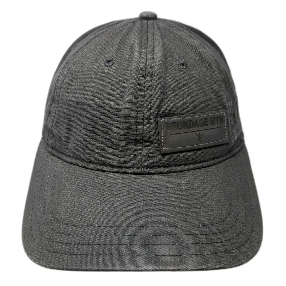 Legacy Baseball Cap Gray One Size Brundage Mtn Idaho Ski Resort Slideback Hat